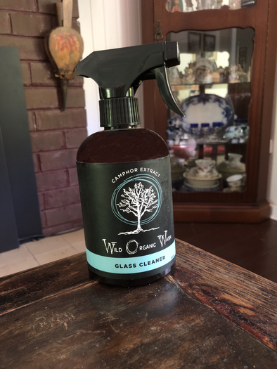 Wild Organic Wash Glass Cleaner - For Streak free & crystal clear glass