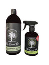 Wild Organic Wash Sanitiser – naturally antibacterial & antifungal  – spray & refill bundle